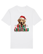 cu urări de Crăciun si cățel Labrador Retriever Tricou mânecă scurtă Unisex Rocker