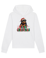 cu urări de Crăciun si cățel Rottweiler Hanorac Unisex Drummer