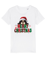 cu urări de Crăciun si cățel Shih Tzu Tricou mânecă scurtă  Copii Mini Creator