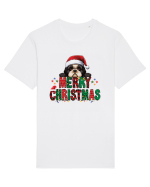 cu urări de Crăciun si cățel Shih Tzu Tricou mânecă scurtă Unisex Rocker