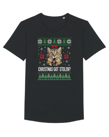 amuzant cu motive de Crăciun - Christmas got stolen Black
