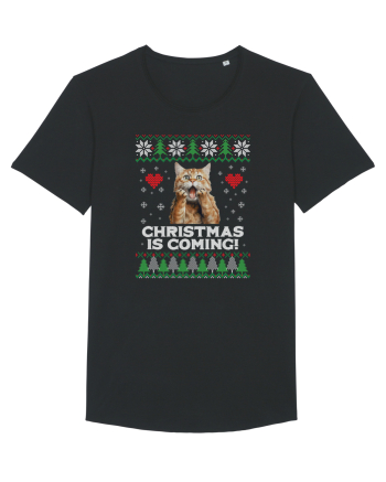 amuzant cu motive de Crăciun - Christmas is coming Black
