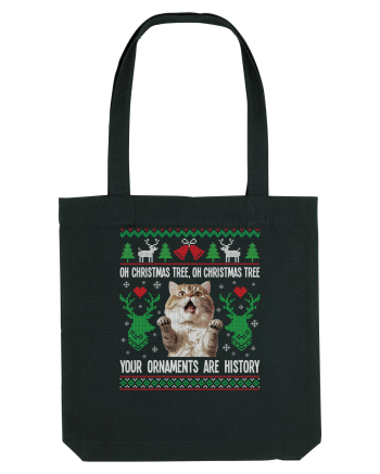 amuzant cu motive de Crăciun - Oh Christmas tree your ornaments are history Black