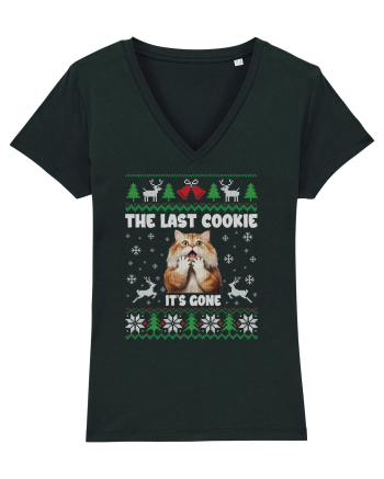 amuzant cu motive de Crăciun - The last cookie it s gone Black