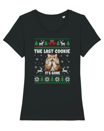 amuzant cu motive de Crăciun - The last cookie it s gone Black