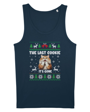 amuzant cu motive de Crăciun - The last cookie it s gone Navy