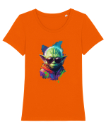 Urban Yoda Tricou mânecă scurtă guler larg fitted Damă Expresser