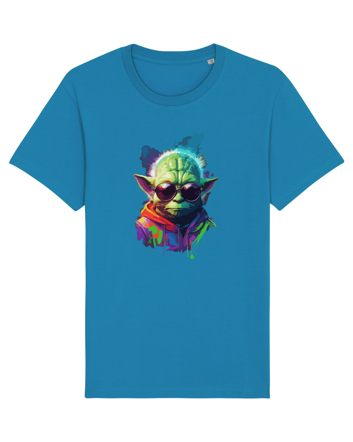 Tricou mânecă scurtă Unisex Rocker Azur