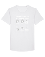 UNICORN Tricou mânecă scurtă guler larg Bărbat Skater