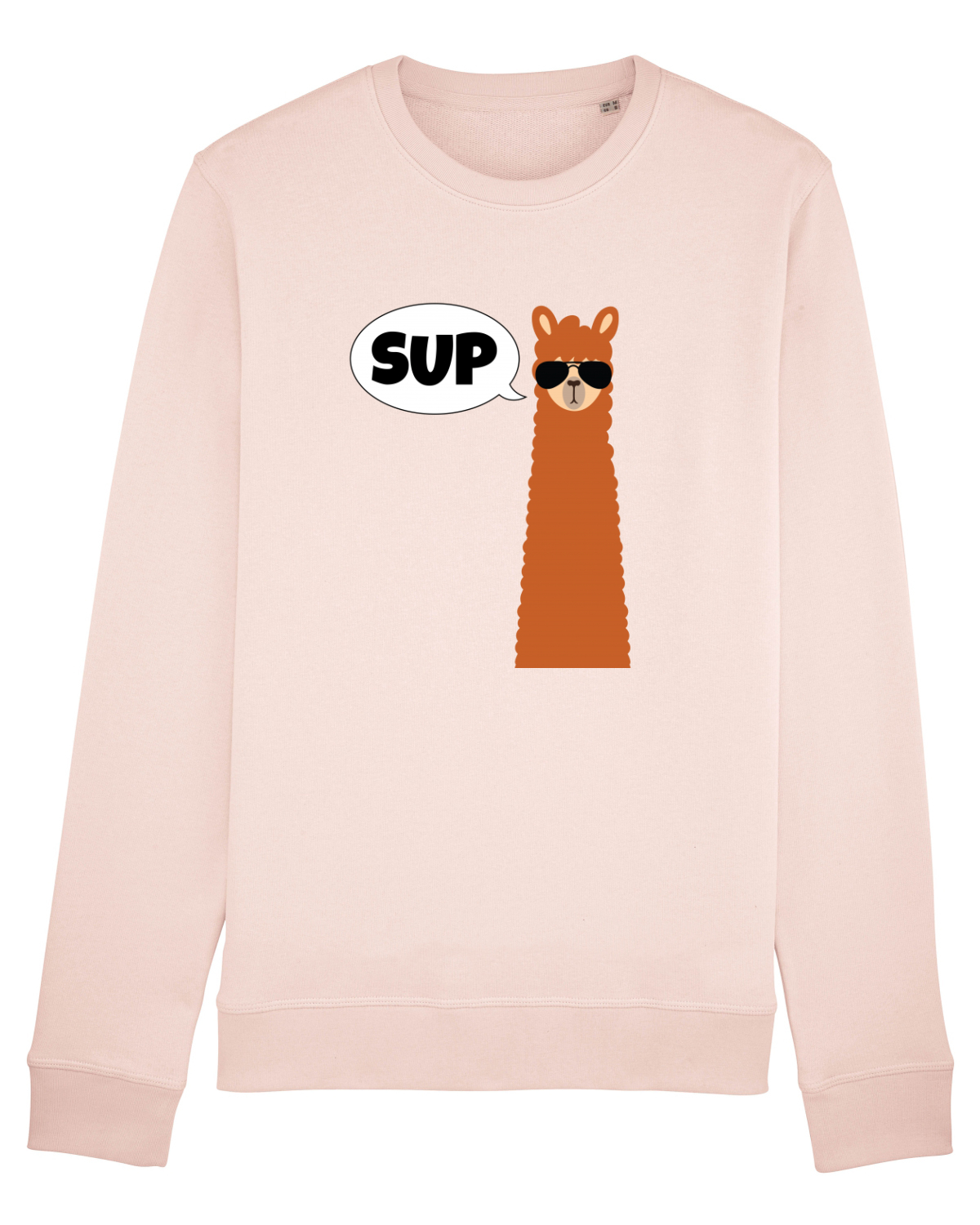 Bluză mânecă lungă Unisex Rise Candy Pink