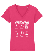FAIRY Tricou mânecă scurtă guler V Damă Evoker