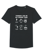 FAIRY Tricou mânecă scurtă guler larg Bărbat Skater