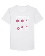 DONUT Tricou mânecă scurtă guler larg Bărbat Skater