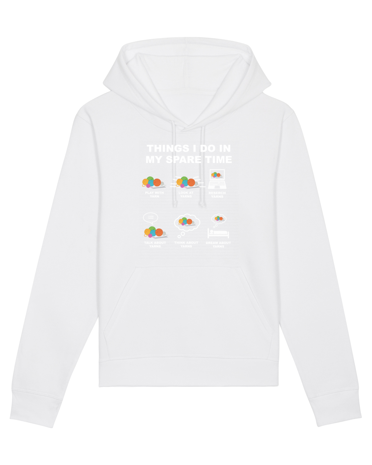 Hanorac Unisex Drummer White