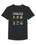 FISHING Tricou mânecă scurtă guler larg Bărbat Skater