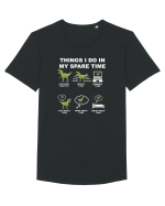 T-REX Tricou mânecă scurtă guler larg Bărbat Skater