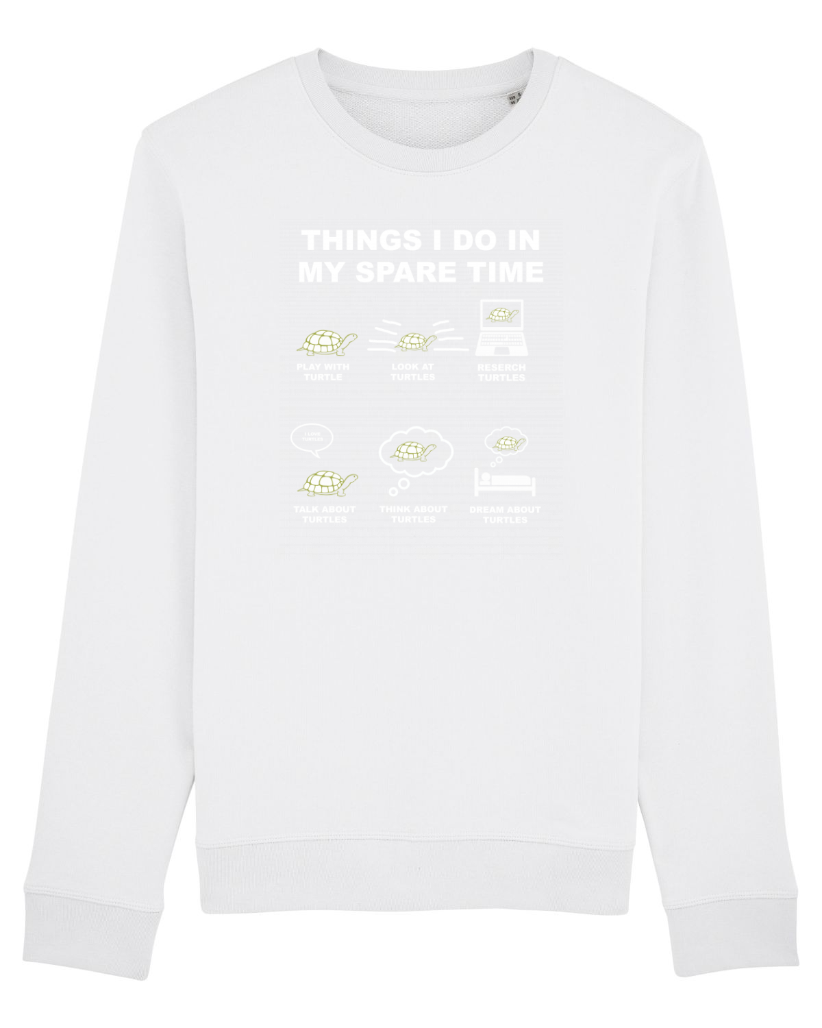 Bluză mânecă lungă Unisex Rise White