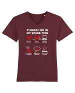 ROOSTER Tricou mânecă scurtă guler V Bărbat Presenter