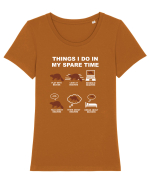 BEAVER Tricou mânecă scurtă guler larg fitted Damă Expresser