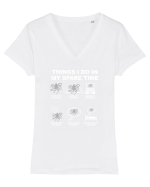 OCTOPUS Tricou mânecă scurtă guler V Damă Evoker