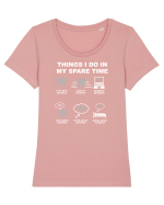 OCTOPUS Tricou mânecă scurtă guler larg fitted Damă Expresser