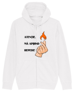 Atenție, mă aprind repede! Hanorac cu fermoar Unisex Connector