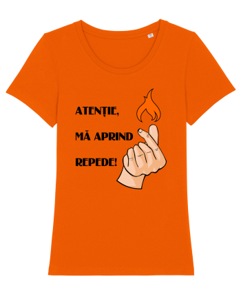 Atenție, mă aprind repede! Bright Orange