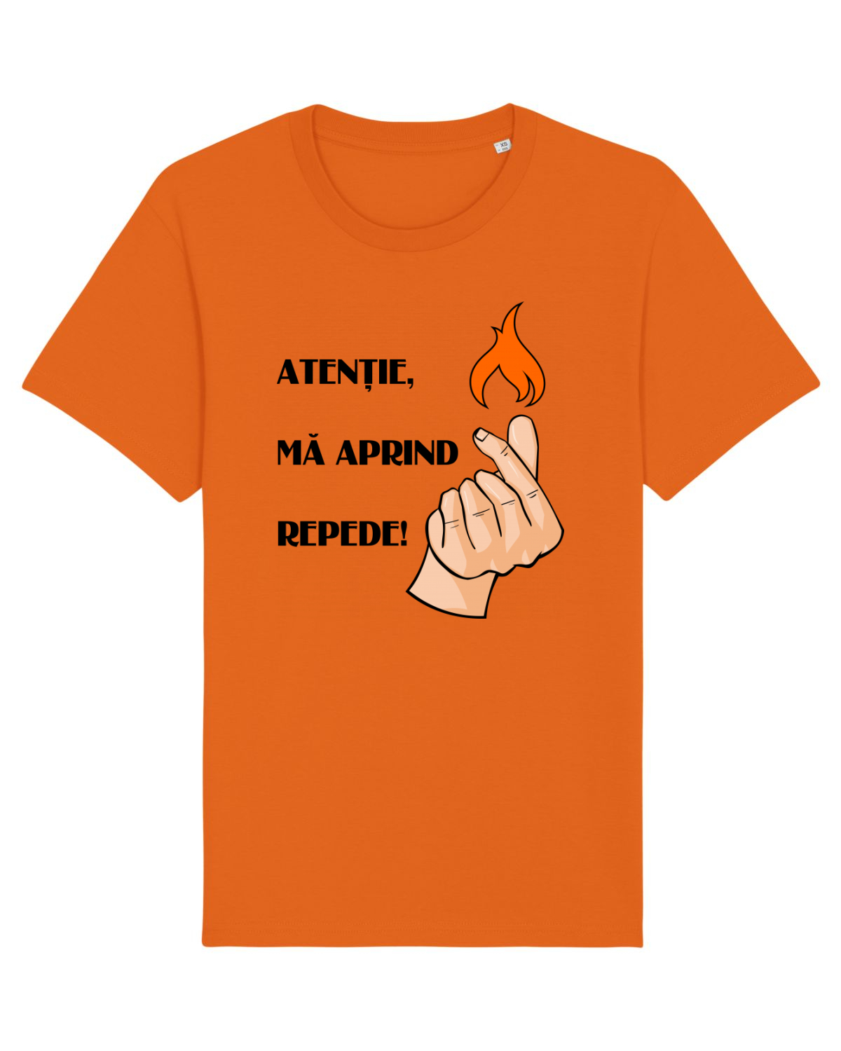 Tricou mânecă scurtă Unisex Rocker Bright Orange