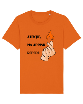 Atenție, mă aprind repede! Bright Orange
