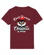 Owl I want for Christmas is sleep Tricou mânecă scurtă  Copii Mini Creator