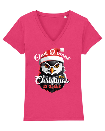 Owl I want for Christmas is sleep Raspberry