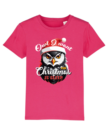Owl I want for Christmas is sleep Raspberry