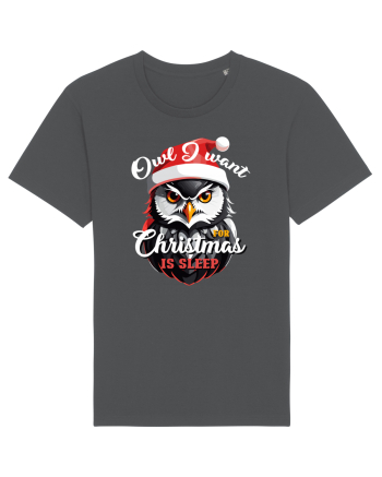 Owl I want for Christmas is sleep Anthracite