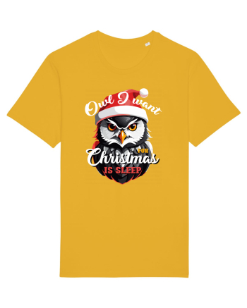 Owl I want for Christmas is sleep Spectra Yellow
