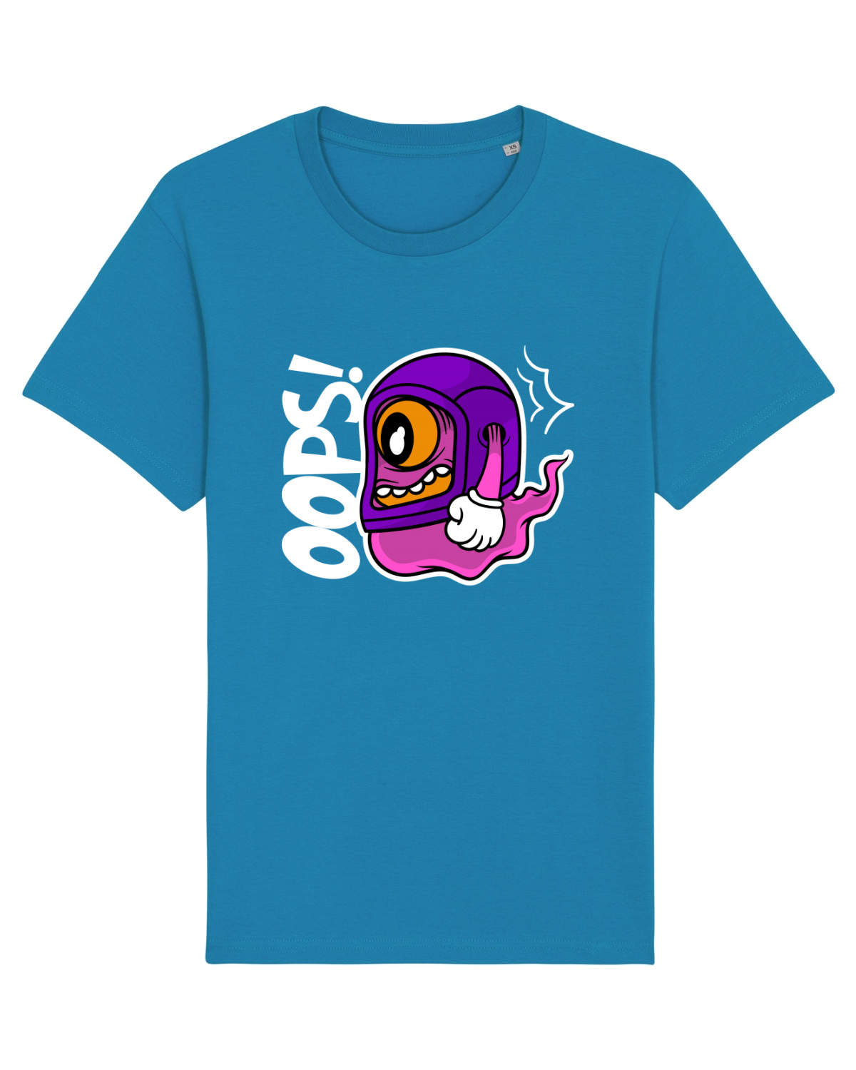 Tricou mânecă scurtă Unisex Rocker Azur