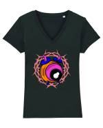 Bastard Alarm Tricou mânecă scurtă guler V Damă Evoker