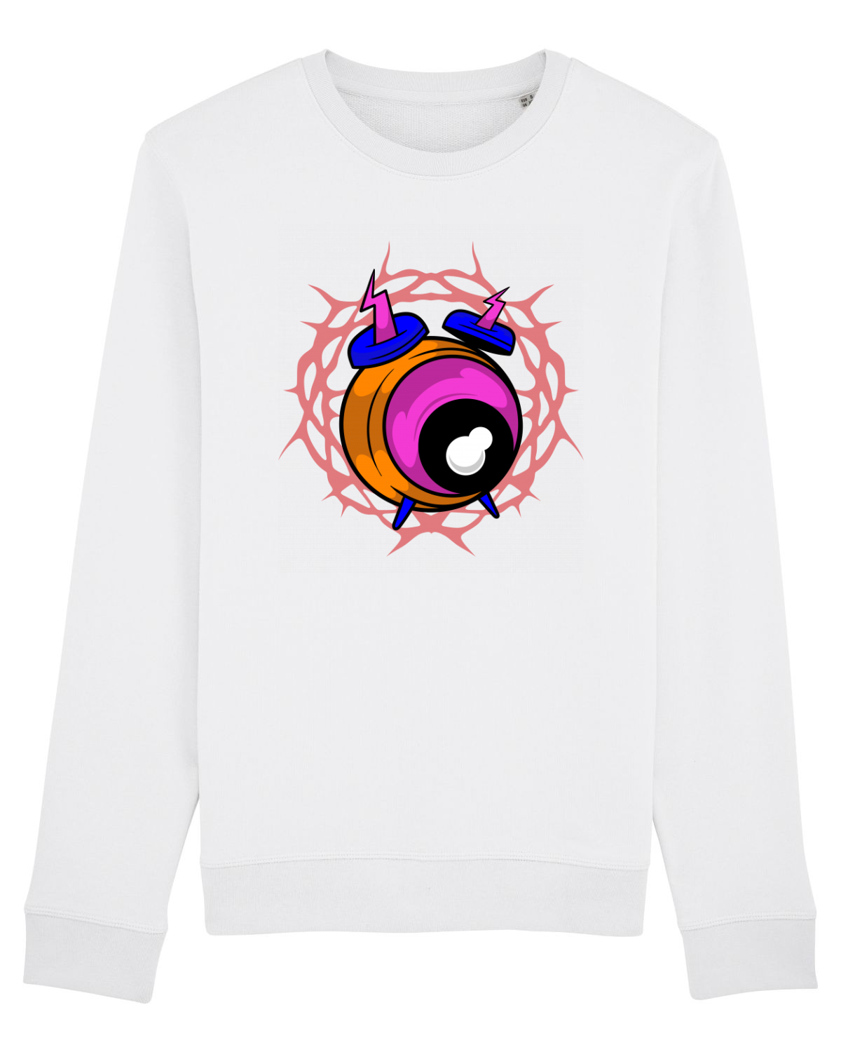 Bluză mânecă lungă Unisex Rise White