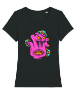 Bored High Five Tricou mânecă scurtă guler larg fitted Damă Expresser