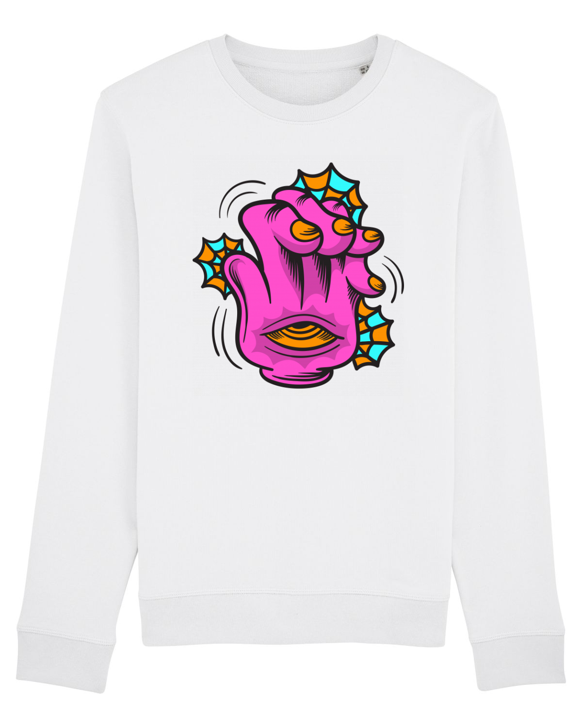 Bluză mânecă lungă Unisex Rise White
