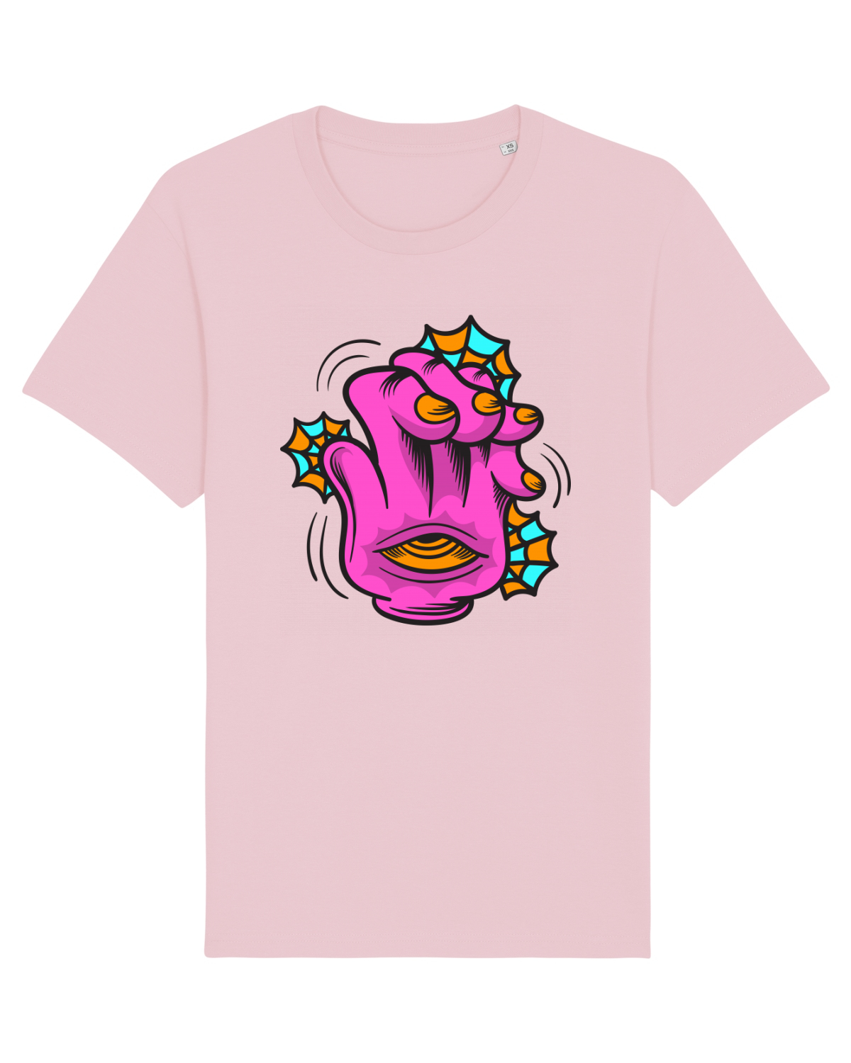 Tricou mânecă scurtă Unisex Rocker Cotton Pink