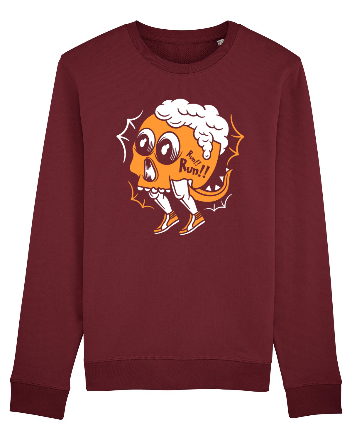 Bluză mânecă lungă Unisex Rise Burgundy