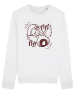 Fly! Fly! Bluză mânecă lungă Unisex Rise