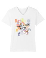 BUBBLE TEA LOVER Tricou mânecă scurtă guler V Bărbat Presenter