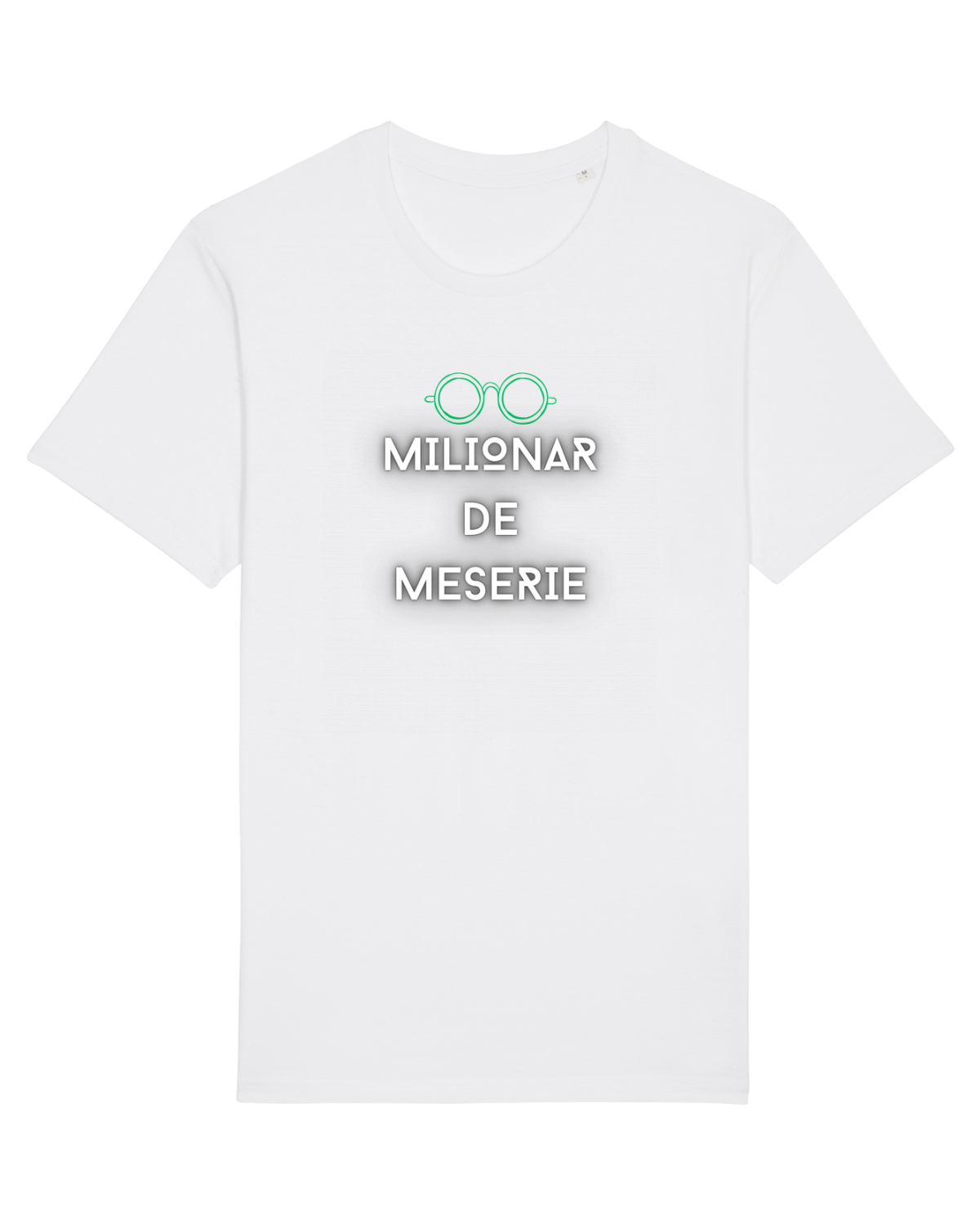 Tricou mânecă scurtă Unisex Rocker White