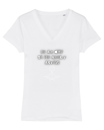NU AM CHEF SĂ FIU ADULT White