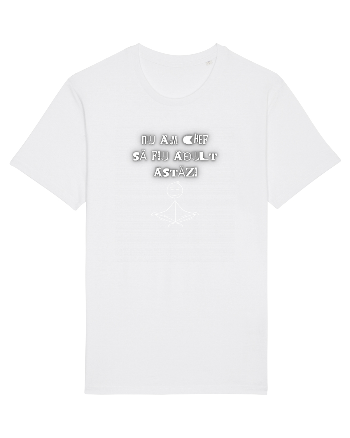 Tricou mânecă scurtă Unisex Rocker White