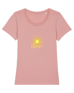 Sunshine Tricou mânecă scurtă guler larg fitted Damă Expresser