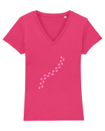 Dogs & Cats PAWprint Tricou mânecă scurtă guler V Damă Evoker