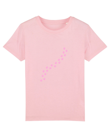 Dogs & Cats PAWprint Cotton Pink