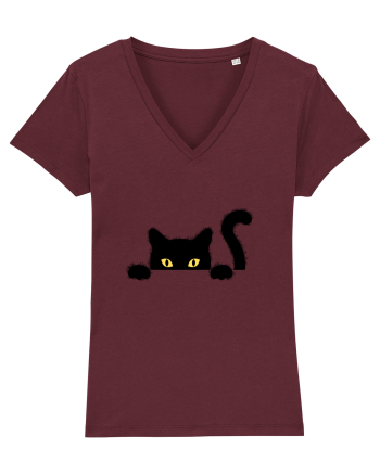 Cat spionage Burgundy